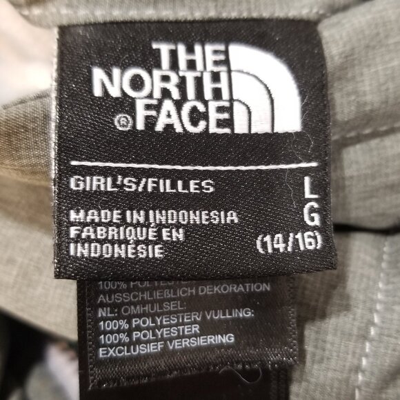 Girls' The North Face Mossbud Swirl Reversible Jacket, Size L (14/16), EUC - Picture 10 of 16